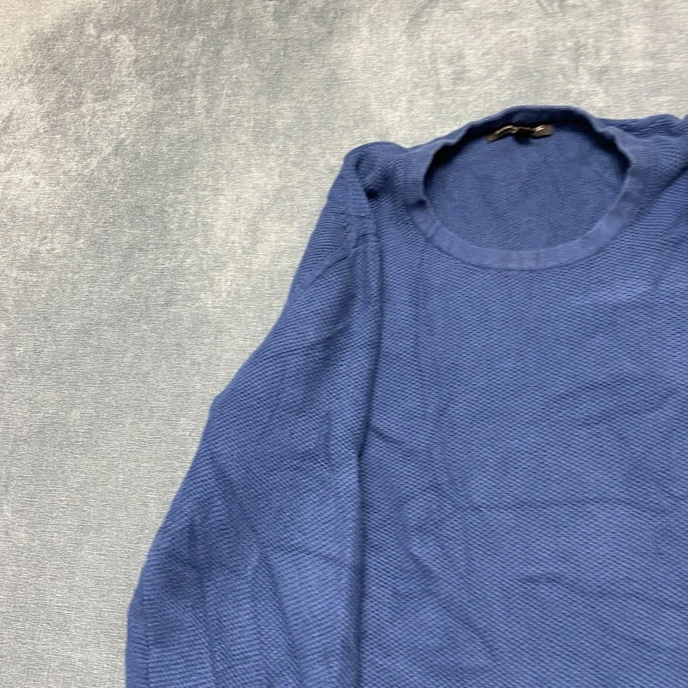 Banana Republic Sweater Men 2XL Blue Texture Knit Comfort Minimalist Casual Wear